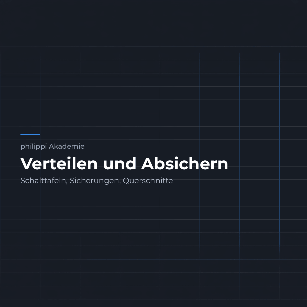 Stromkreise auf die Schalttafel aufteilen: Anzahl und Nennströme