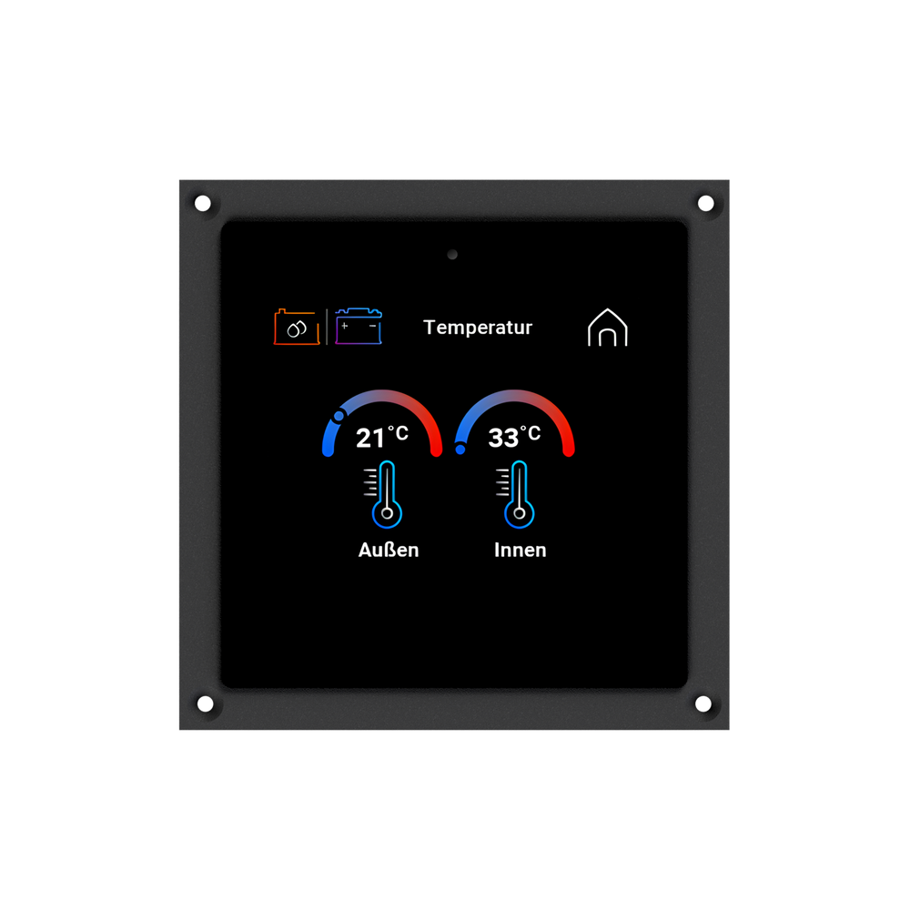 Philippi P-BUS System Monitor PSM3, Frontansicht
