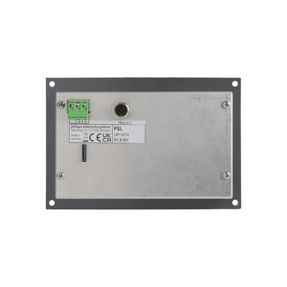 Philippi P-BUS System Monitor PSL, Hauptansicht 5 Zoll Touchscreen