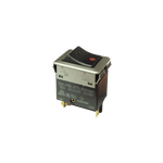2-poliger Wippschalter mit roter LED