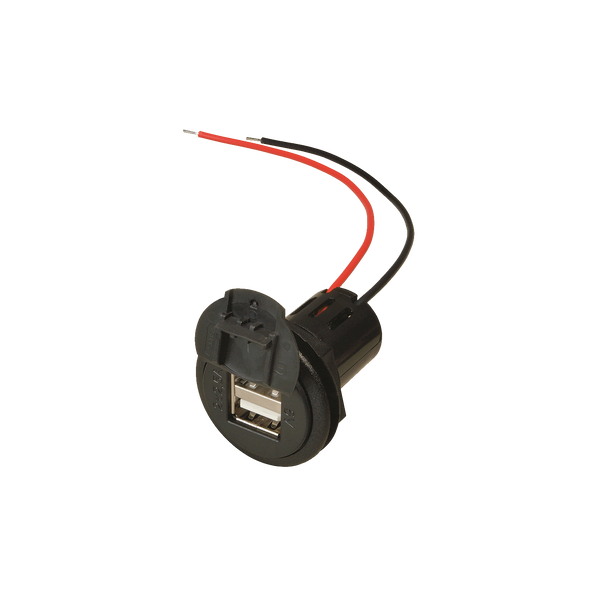 USB-Doppel-Ladesteckdose mit Deckel USD 5D