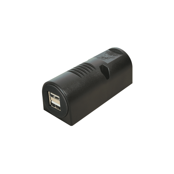 USB Aufbau-Doppel-Ladesteckdose USD 12/24 A