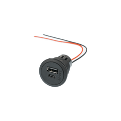 USB Einbau-Doppel-Ladesteckdose USB C/A