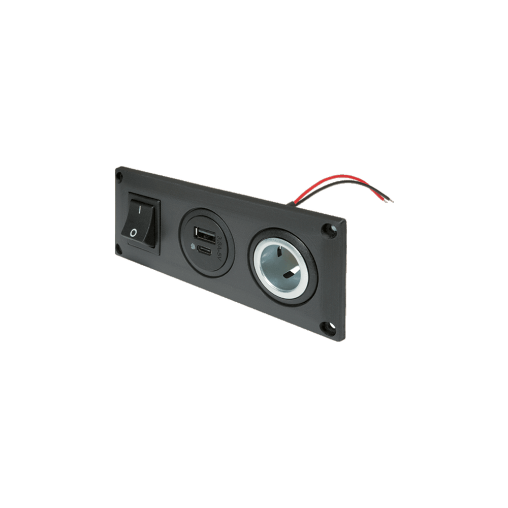 Steckdosenpanel mit Schalter DSS – PSD /USB-C/A
