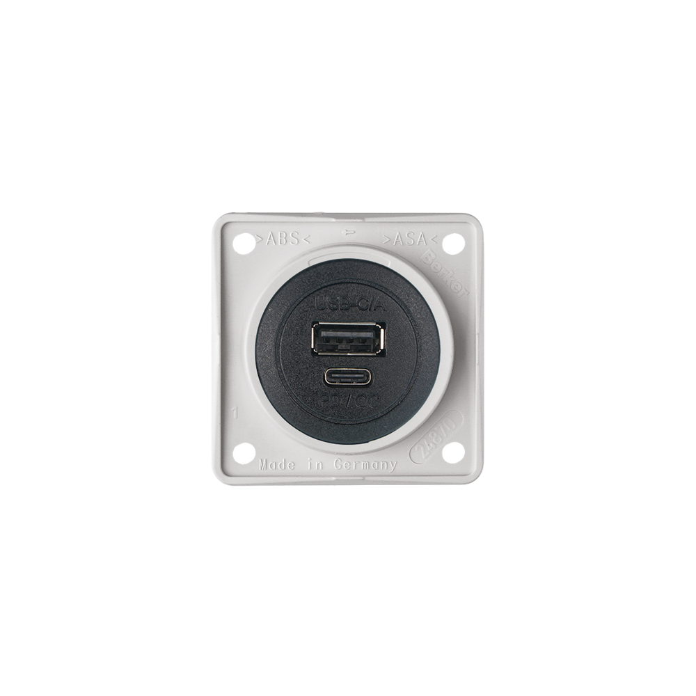 USB C/A Doppel-Ladesteckdose (PD/QC)