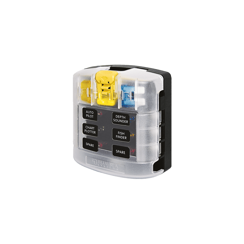 Blue Sea Systems Sicherungshalter für 6 Stromkreise ASB6