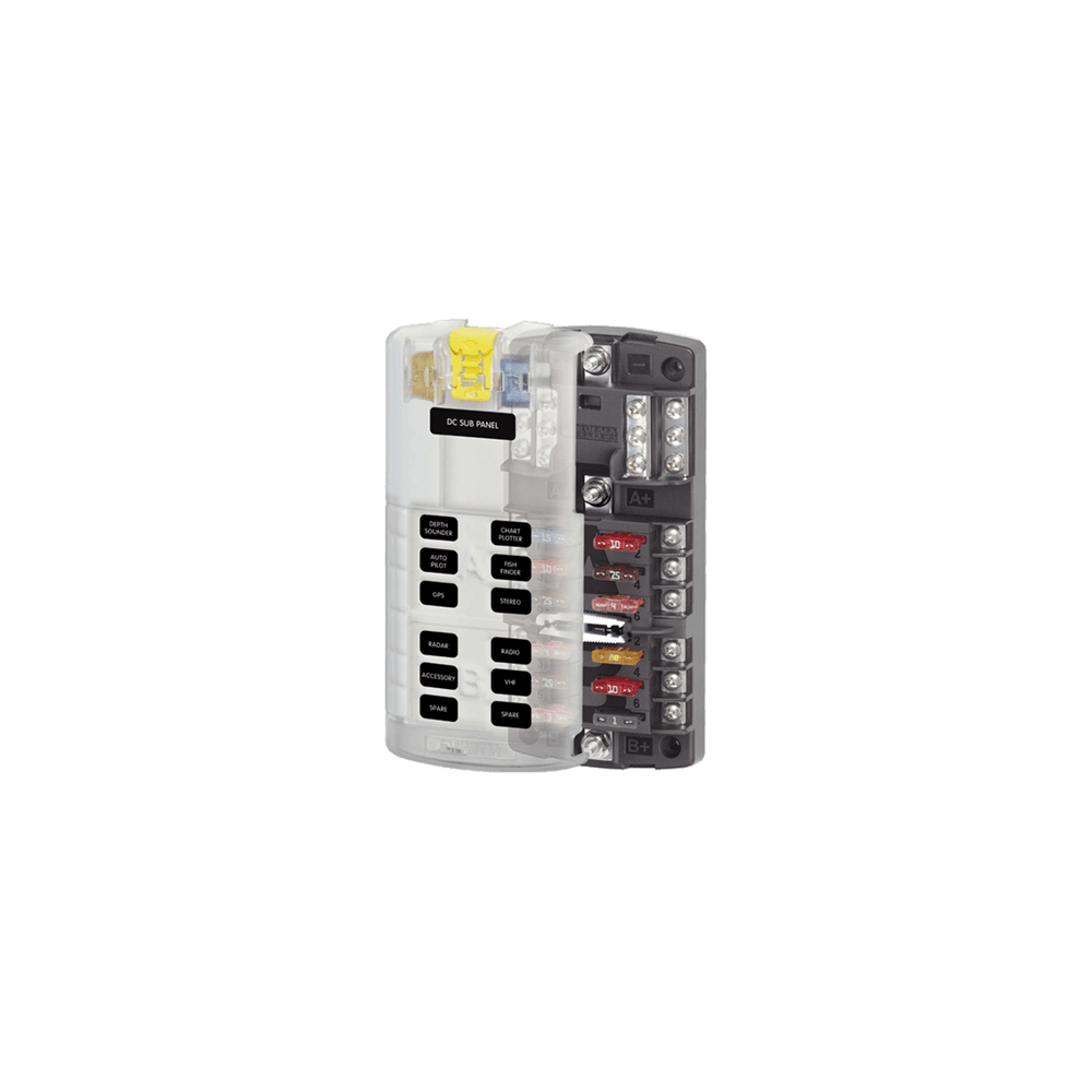 Blue Sea Systems Sicherungshalter für 2x 6 Stromkreise