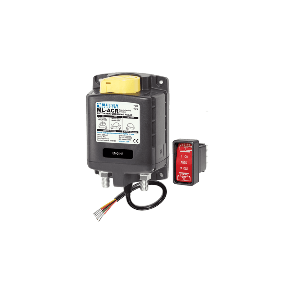 Trennrelais ML 500A 12V ACR mit Handbetätigung