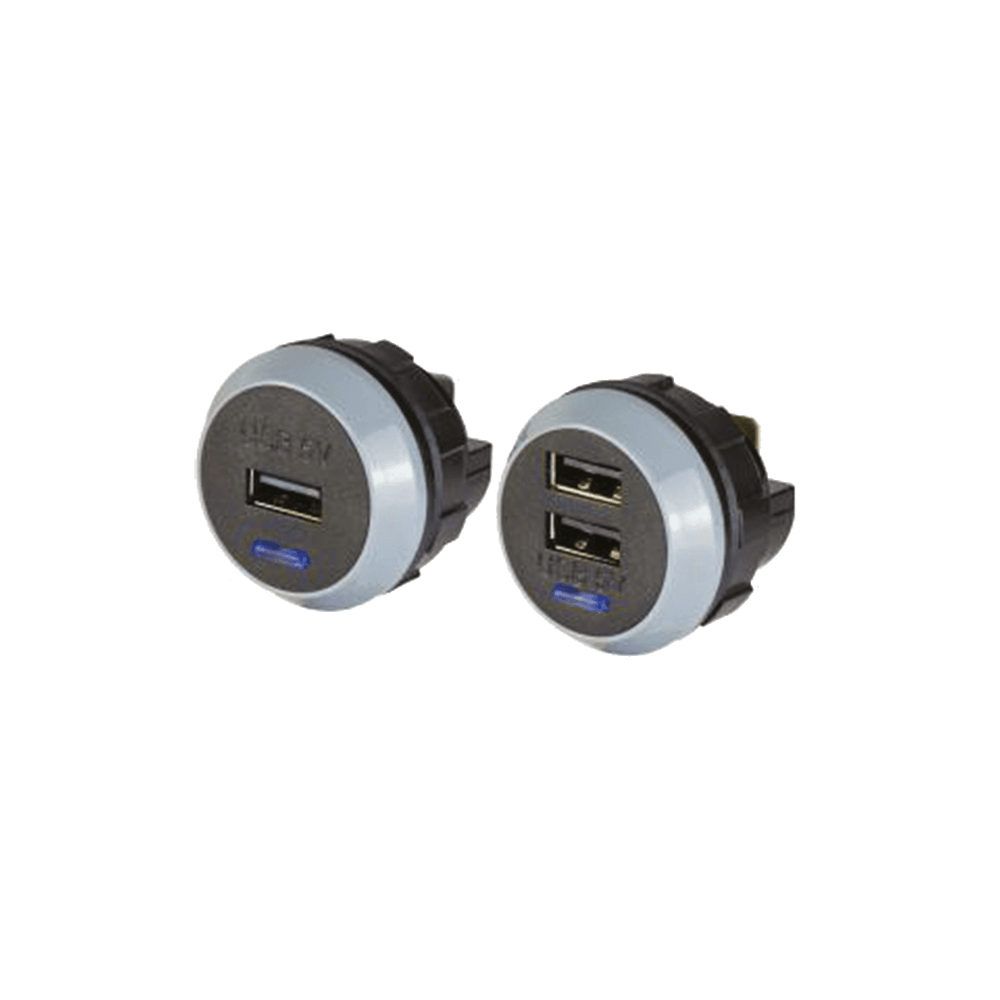 USB Einbau-Doppel-Ladesteckdose USD GW