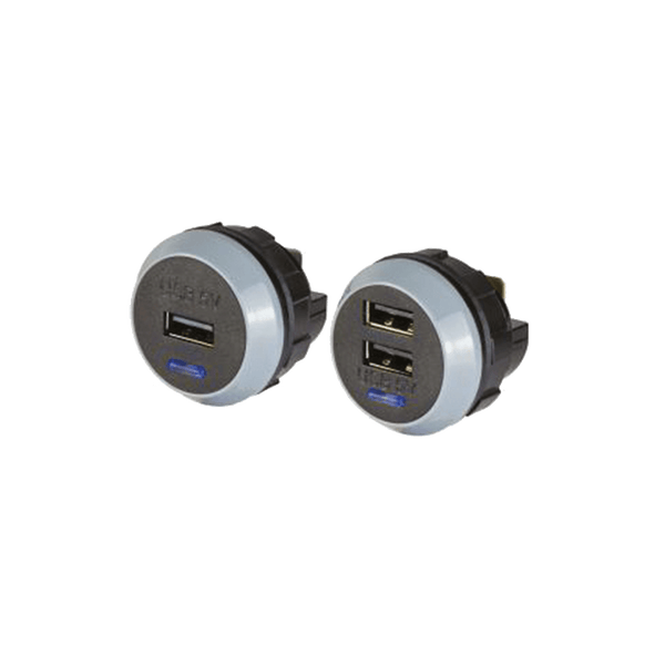 USB Einbau-Doppel-Ladesteckdose USD GW