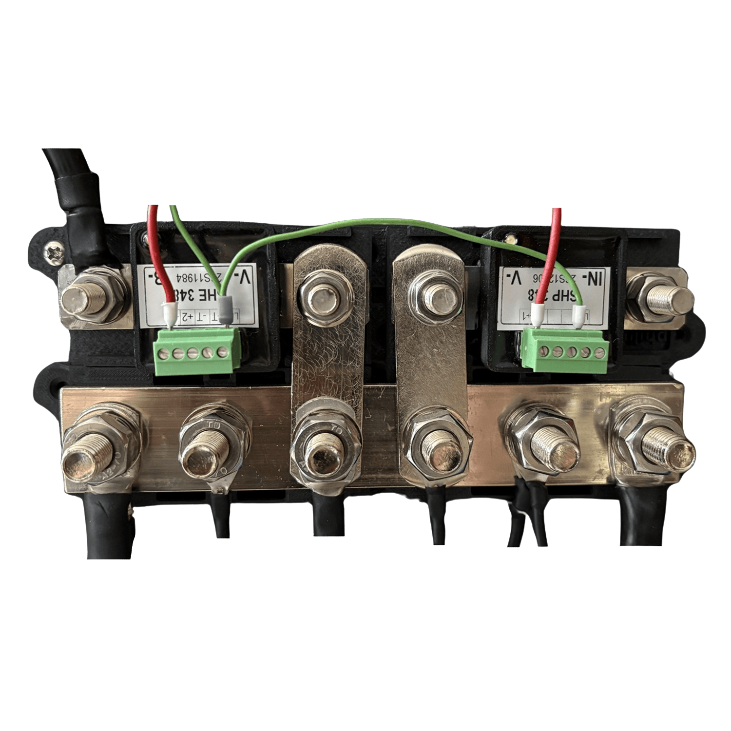 Power Install Minus-Sammelschiene mit integrierten Batterie- und Energie-Shunts