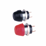 2 Drucktaster schwarz und blau