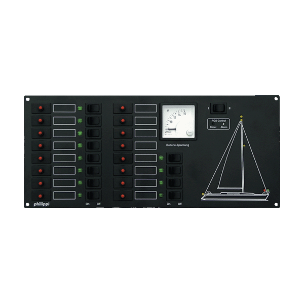 Switch panel STV 312/4 SY
